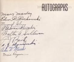Collecting autographs