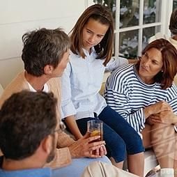 Kommunikation mit Freunden und Familie