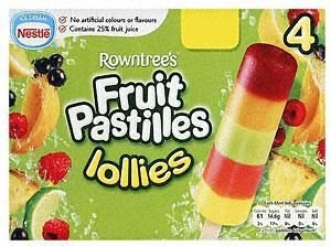 Rowntree's Fruit Pastilles Lollies
