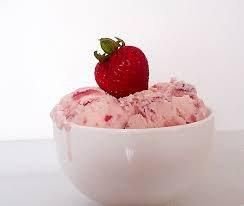 Strawberry ice cream